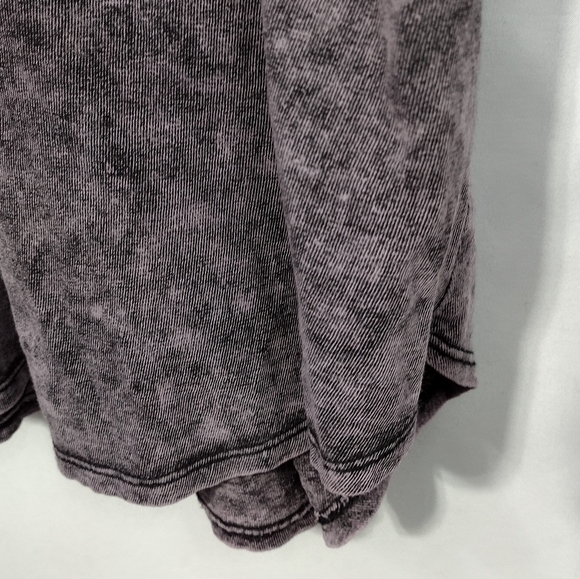 Rock & Republic Acid Wash Top Womens 3X Black Boho Retro 90s Y2K Grunge - Picture 3 of 9